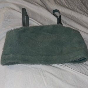 Gymshark Soft Green Fuzzy Top